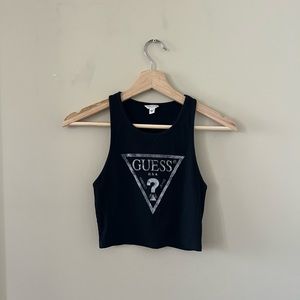 Guess black tank top